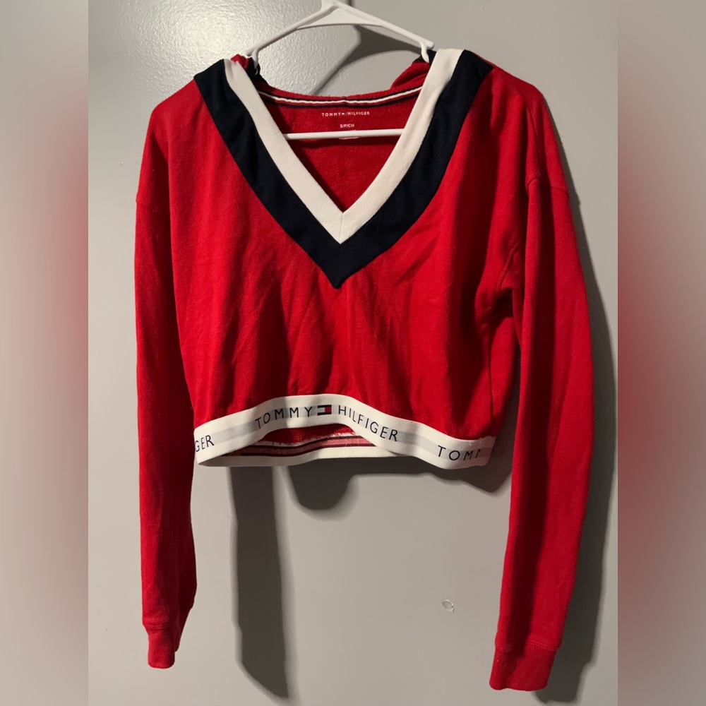 Tommy hilfiger cropped hoodie